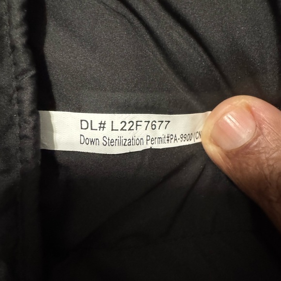 Men’s north face feather down coat size 5X  great condition - Picture 5 of 5